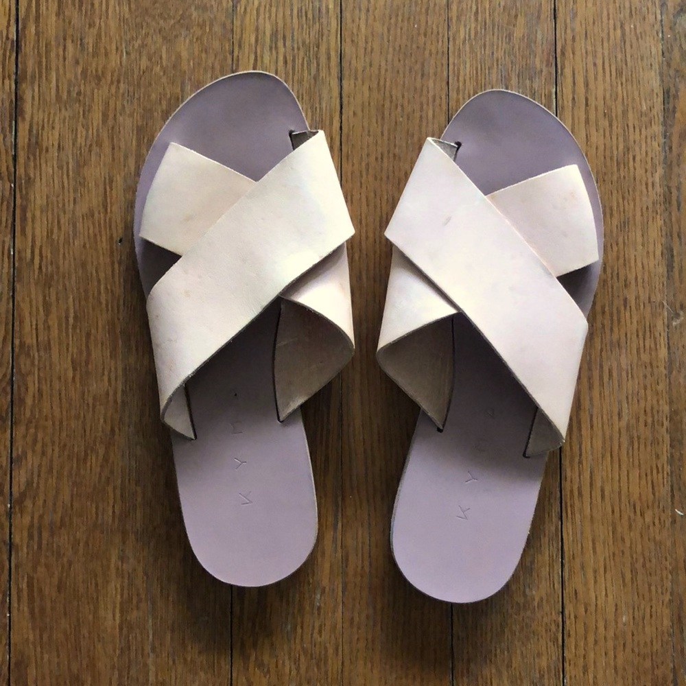 KYMA Chios Leather Sandal - sz 40